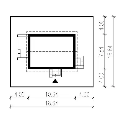 Kropla nadziei - wariant III — plan sytuacyjny 1 (odbicie lustrzane)