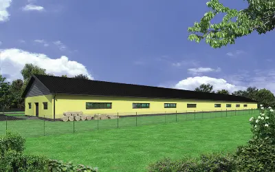 Kurnik dla 15047 sztuk brojlerów kurzych KC05 — wizualizacje 1