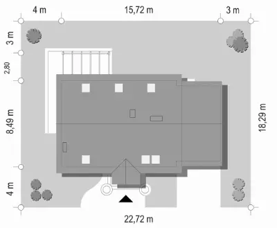Leśny Zakątek 2 — plan sytuacyjny 1