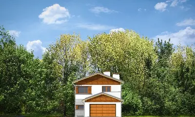 Lugano — elewacje 1 (odbicie lustrzane)