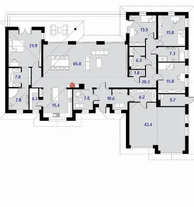Madera 3 — rzuty kondygnacji 1