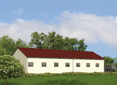Magazyn (w konstrukcji stalowej) PMC07aSt — wizualizacje 1