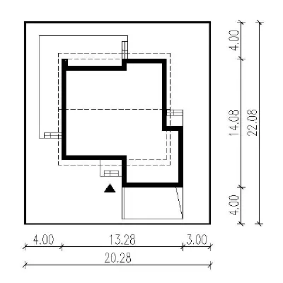 Magiczny świat - wariant II — plan sytuacyjny 1 (odbicie lustrzane)