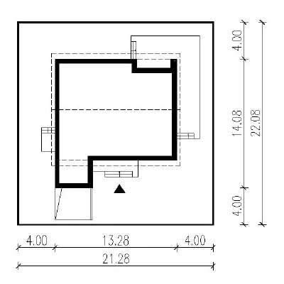 Magiczny świat - wariant IV — plan sytuacyjny 1 (odbicie lustrzane)