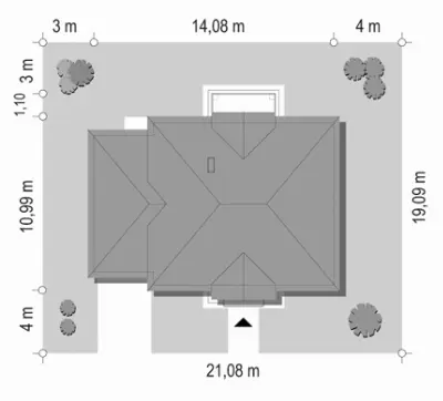Magnat 3 — plan sytuacyjny 1
