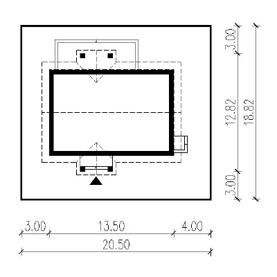 Majowy — plan sytuacyjny 1 (odbicie lustrzane)
