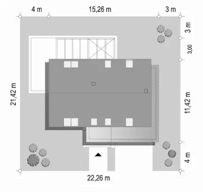 Makarena — plan sytuacyjny 1 (odbicie lustrzane)