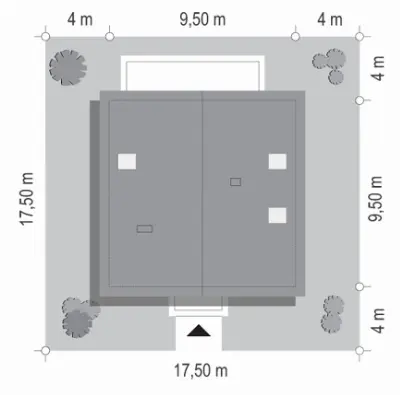 Małgosia — plan sytuacyjny 1 (odbicie lustrzane)