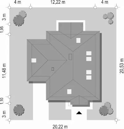 Mazurek 2 — plan sytuacyjny 1