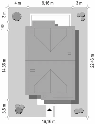 Mewa — plan sytuacyjny 1