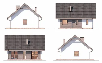 Miarodajny - wersja 3 — elewacje 1 (odbicie lustrzane)