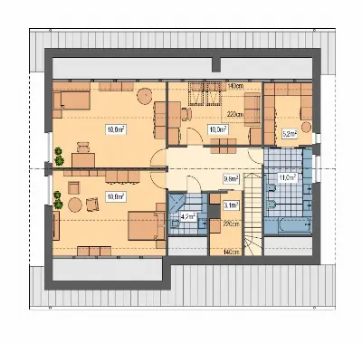 Miarodajny - wersja 5 — rzuty kondygnacji 3