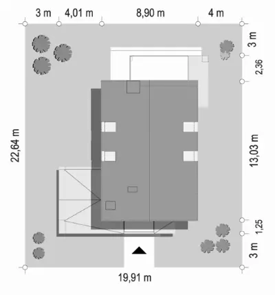 Miejski 3 — plan sytuacyjny 1 (odbicie lustrzane)
