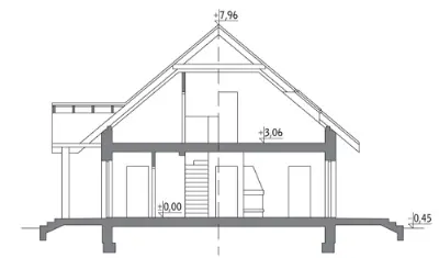 Modry — przekroje 1 (odbicie lustrzane)