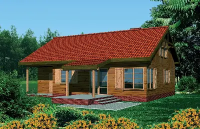 Modrzewiowy — wizualizacje 1 (odbicie lustrzane)