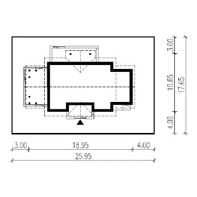 Moje miejsce - wariant I (etap I) — plan sytuacyjny 1 (odbicie lustrzane)