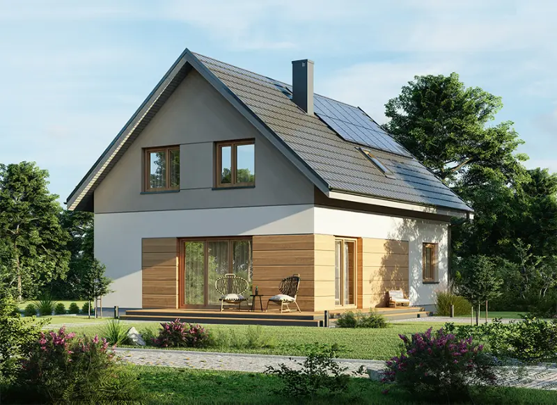 Projekt domu Nasz faworyt 1 — wizualizacja