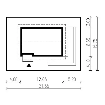 Nasz pomysł - wariant I (aranżacja 1) — plan sytuacyjny 1