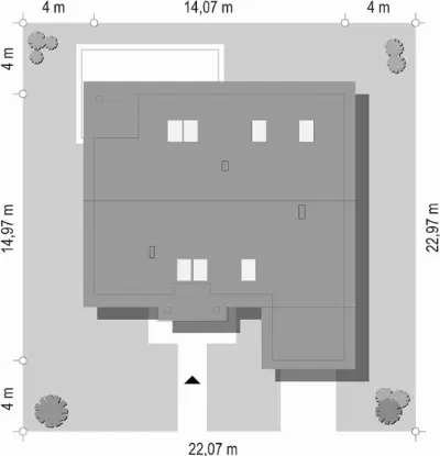 Nektarynka — plan sytuacyjny 1