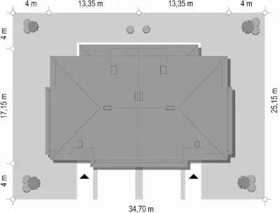 Neptun — plan sytuacyjny 1