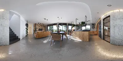 Nowatorski (z wentylacją mechaniczną i rekuperacją) — panoramy 360° 1