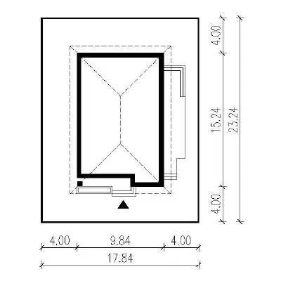 Od serca - wariant III — plan sytuacyjny 1 (odbicie lustrzane)