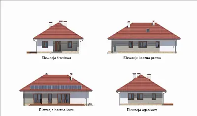 Od serca - wariant IV (aranżacja 1) — elewacje 1