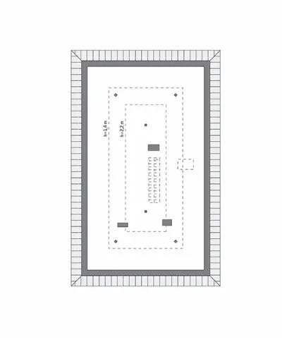 Od serca - wariant V (aranżacja 1) — rzuty kondygnacji 2