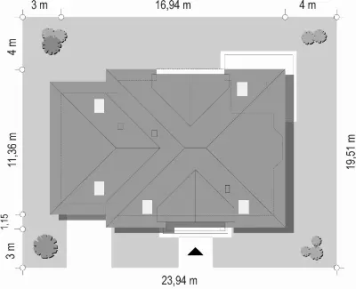 Ofelia 2 — plan sytuacyjny 1