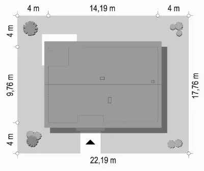 Oliwka — plan sytuacyjny 1