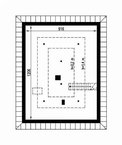 Opcjonalny — rzuty kondygnacji 2