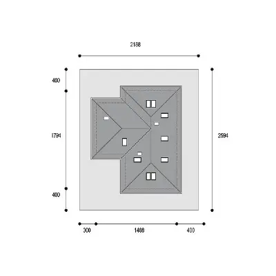 Orlando — plan sytuacyjny 1 (odbicie lustrzane)