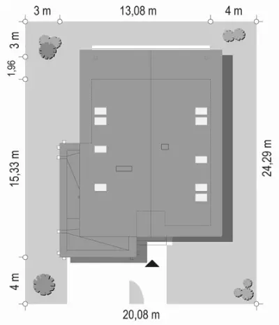 Otwarty 4 — plan sytuacyjny 1