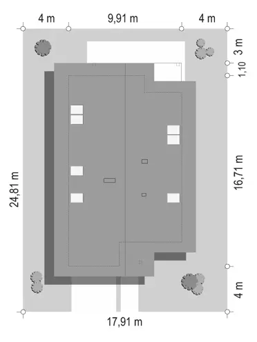 Otwarty 5 — plan sytuacyjny 1