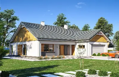 Parterowy 3 wariant B — wizualizacje 1 (odbicie lustrzane)