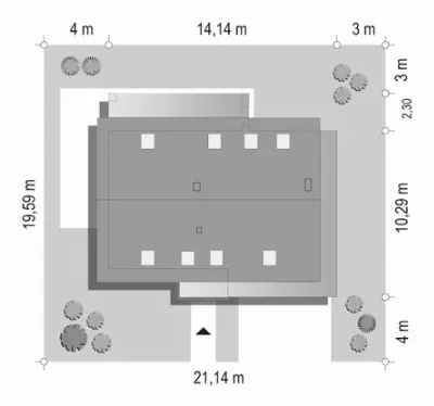 Party 2 — plan sytuacyjny 1 (odbicie lustrzane)