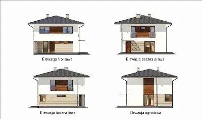 Pełen energii - wariant II — elewacje 1