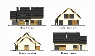 Piaszczysta mierzeja — elewacje 1 (odbicie lustrzane)