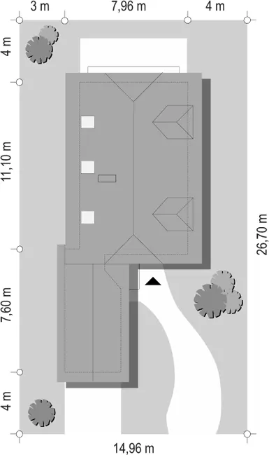 Pierwszy Dom 2 — plan sytuacyjny 1