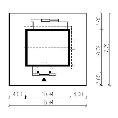 Południe na łące - wariant III — plan sytuacyjny 1 (odbicie lustrzane)
