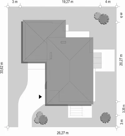 Południowy — plan sytuacyjny 1 (odbicie lustrzane)