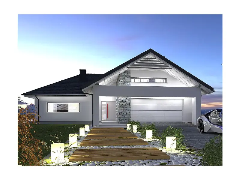 Projekt domu Portland — wizualizacja