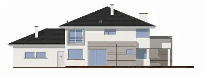 Prestiżowy — elewacje 2 (odbicie lustrzane)