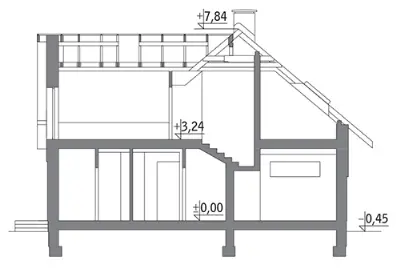 Promień słońca - wariant II — przekroje 1
