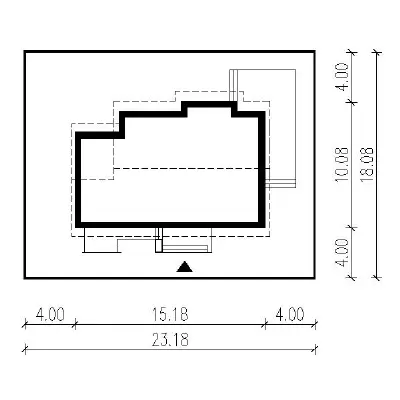 Promień światła — plan sytuacyjny 1 (odbicie lustrzane)