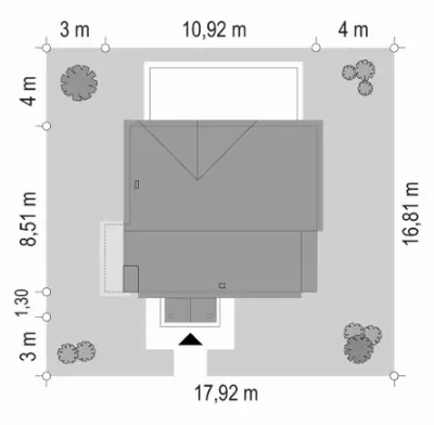 Prowansalski — plan sytuacyjny 1