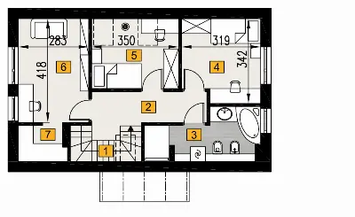 Przebojowy 3N — rzuty kondygnacji 2