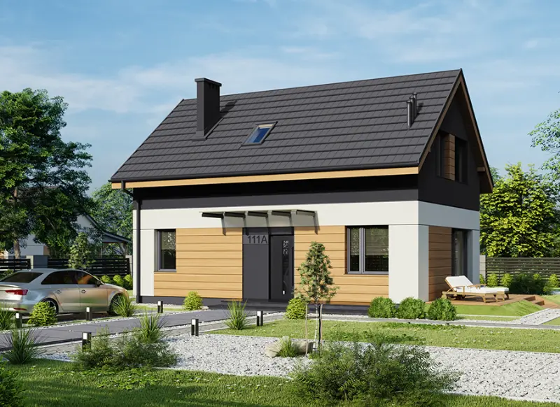 Projekt domu Przebojowy A4 — wizualizacja