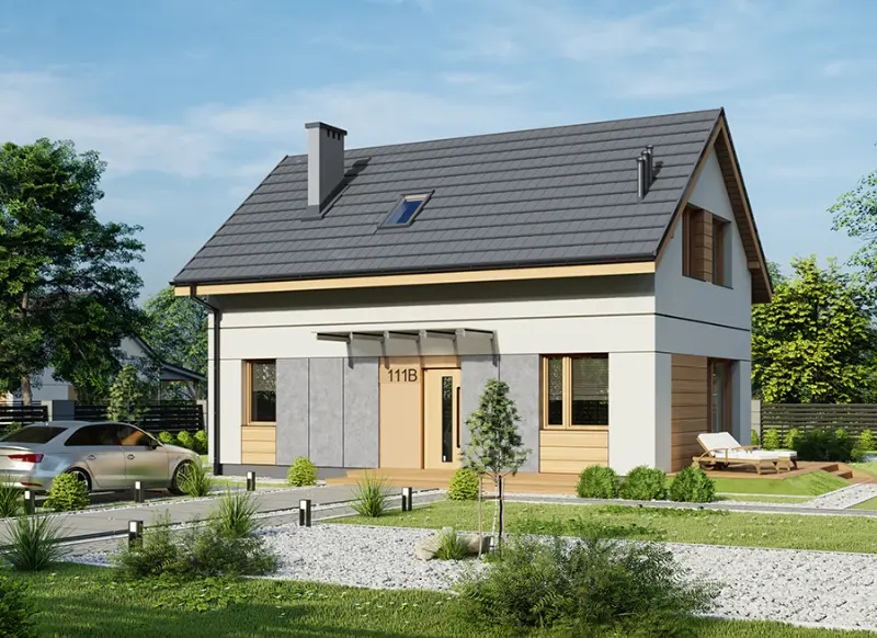Projekt domu Przebojowy B3 — wizualizacja