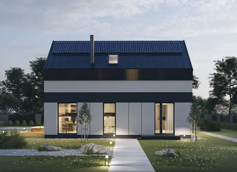 Projekt domu Przebojowy C4N — wizualizacja
